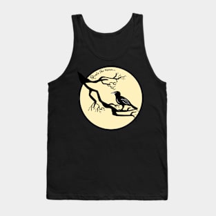 Quote The Raven Edgar Allan Poe Moon Tank Top